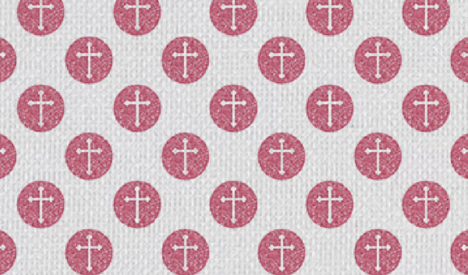 PC12 - Comunion Pink Crosses